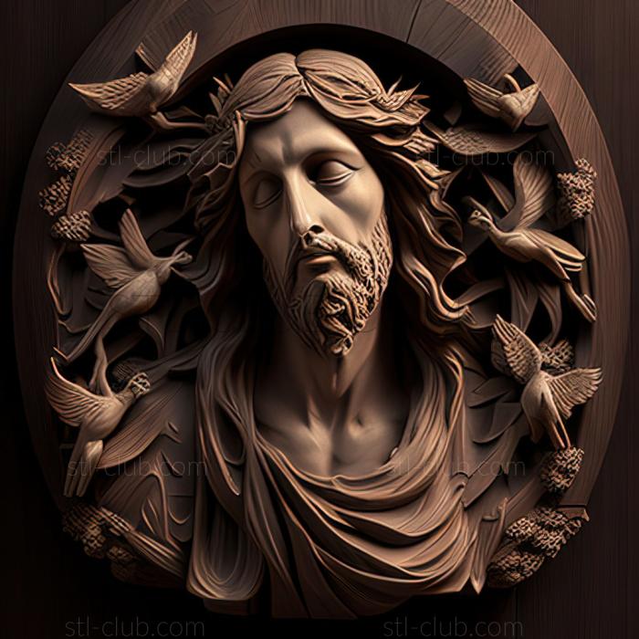 3D model st jesus (STL)